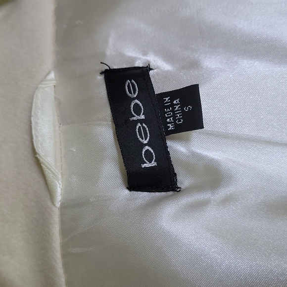 Bebe white jacket in a size - Picture 8 of 9